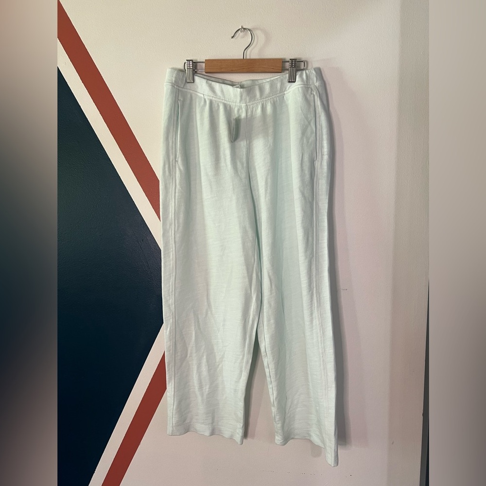 J. Jill Light Mint Wide-Leg Sweatpants Lounge